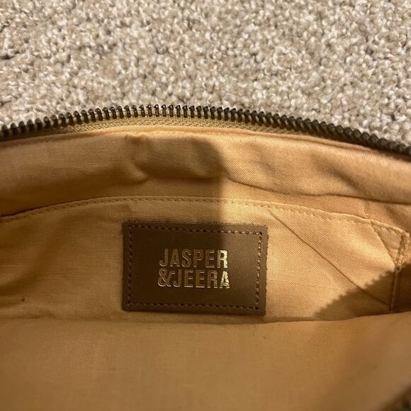 Jasper & Jeera Gold & Multicolored Beaded Clutch Bag - Picture 7 of 8